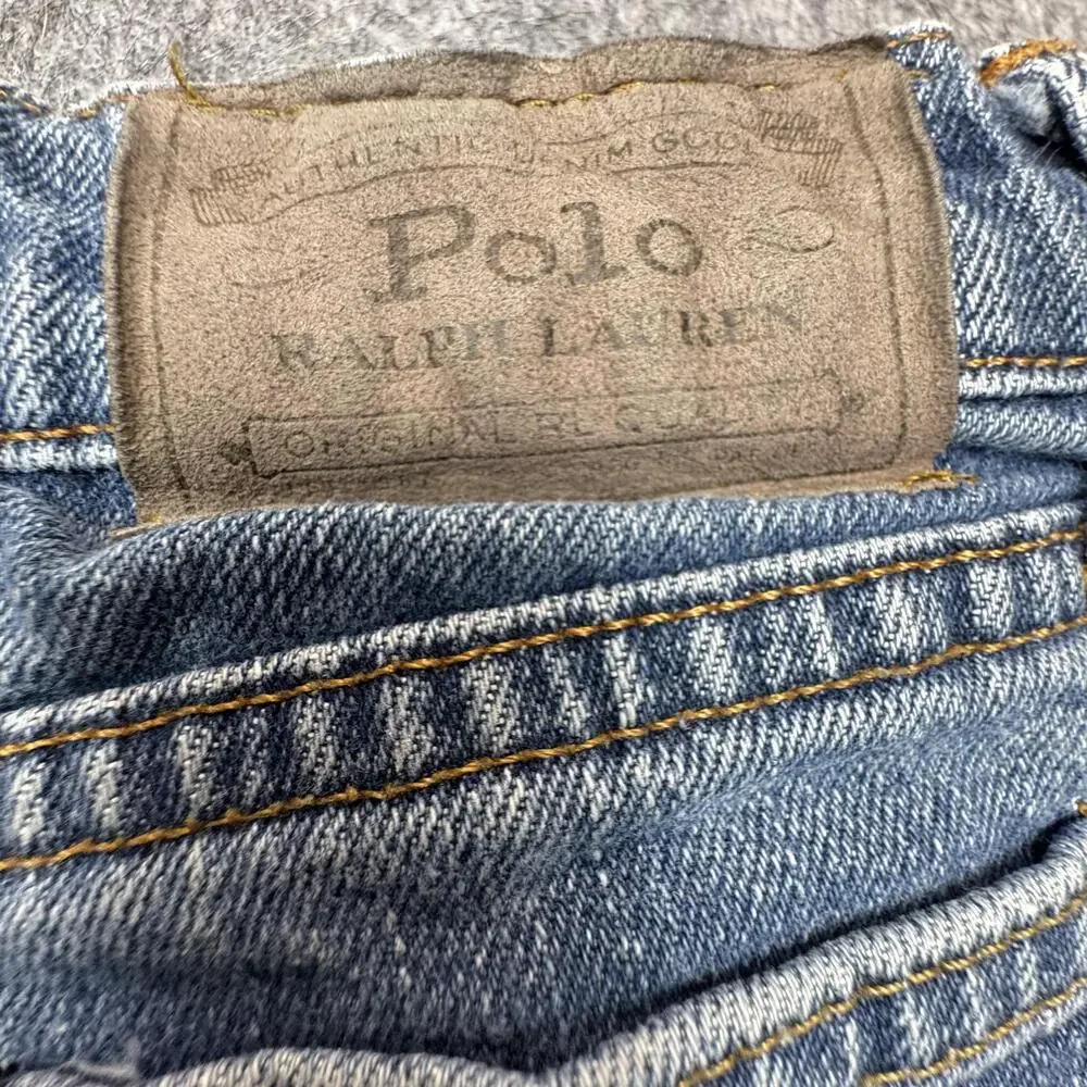 Polo Ralph Lauren Jeans Youth 6 Blue Eldridge Skinny Adjustable Waist Denim